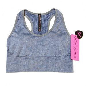 NWT Betsy Johnson Racerback Sports bra Medium